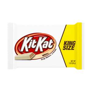 300x300 Kit Kat Белые Кремовые Батончики King Size 3 Унции King Size White Kit Kat, Текст, Бумага, Этикетка Hd Png Скачать