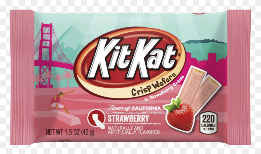 786x442 Descargar Png Kit Kat Batido De Fresa Por Solo 2 Hershey Cherry Cheesecake Bar, Planta, Alimentos, Persona Hd Png