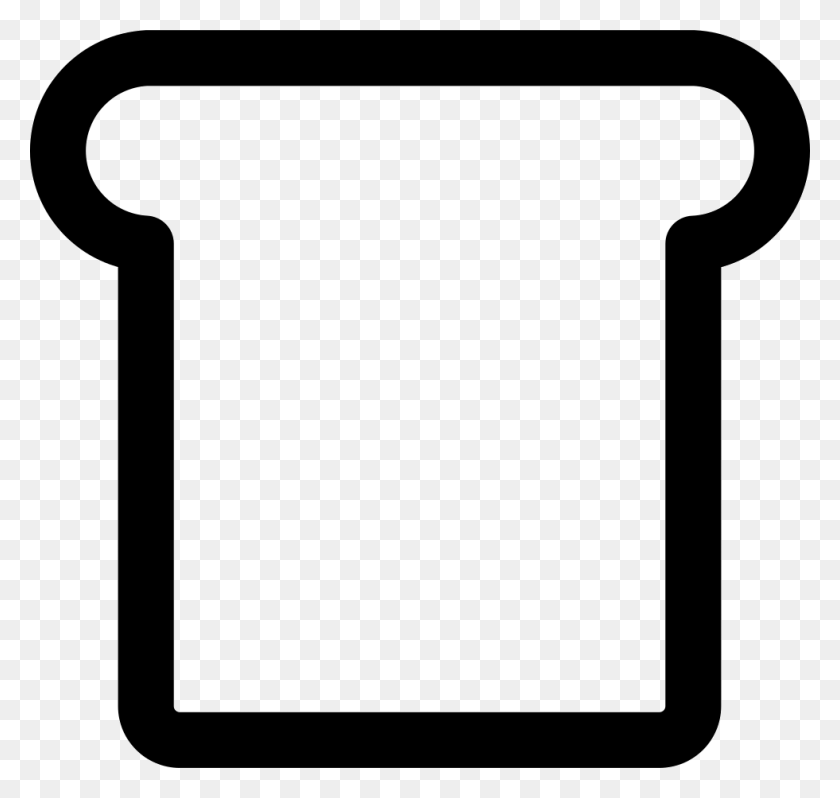 980x928 Kitchen Electric Bread Slice Comments Bread Slice Icon, Stencil, Hammer, Tool HD PNG Download