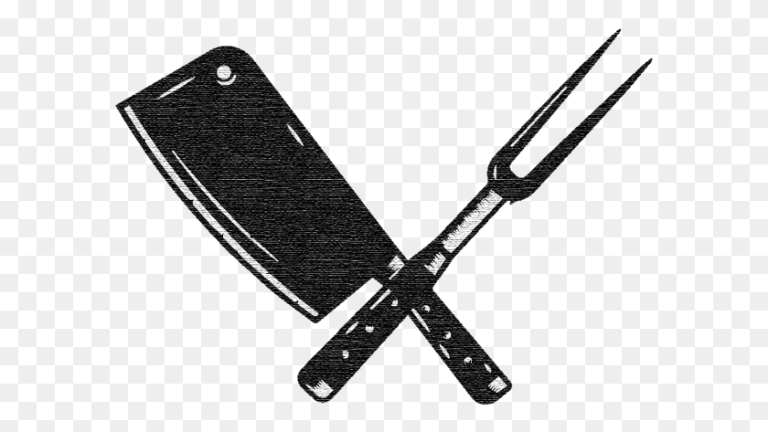 589x413 Логотип Кухонных Ножей И Ножа Мясника, Оружие, Оружие, Символ Hd Png Скачать