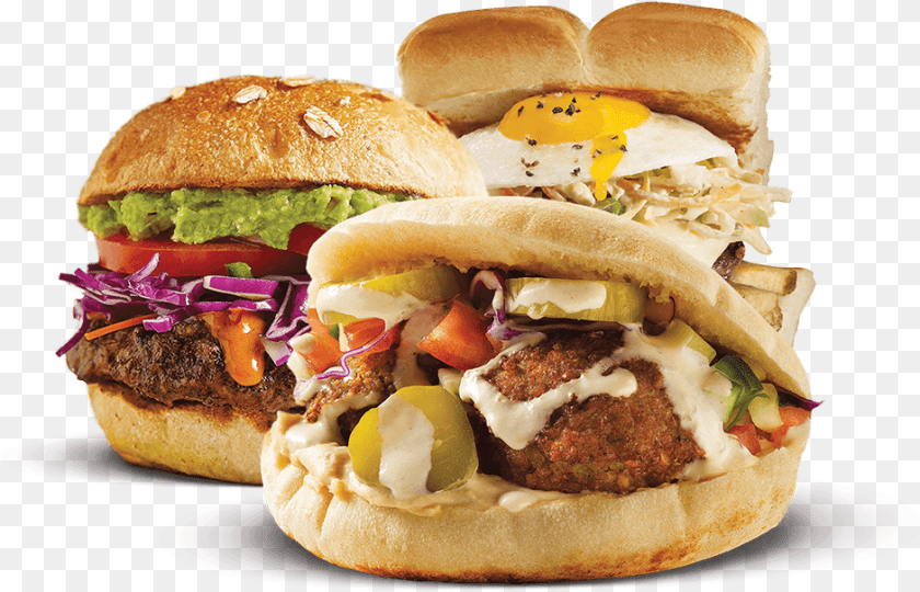 940x604 Kitchen United Mix, Burger, Food, Sandwich, Bread Sticker PNG
