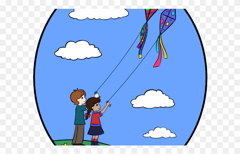 612x481 Kite Clipart Fying Spring Clip Art, Toy, Person, Human HD PNG Download