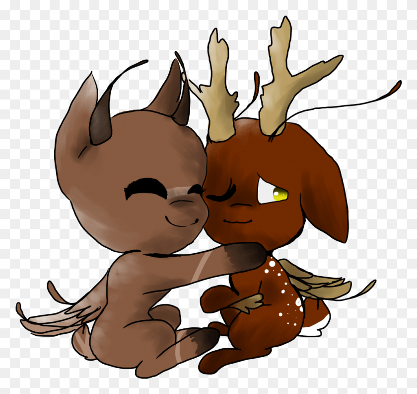 957x899 Kiwi And Necalli For Cartoon, Antler, Snowman, Winter HD PNG Download