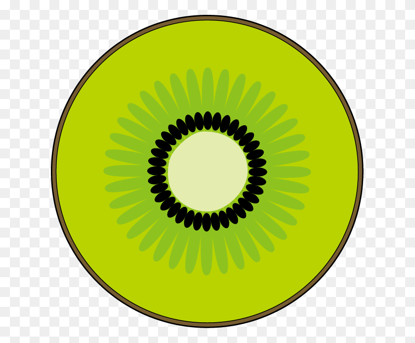 633x633 Kiwi Slice Clipart Kiwi Fruit Clip Art, Plant, Food, Tennis Ball HD PNG Download