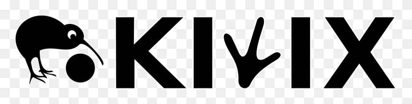 1755x345 Kiwix, Text, Alphabet, Number HD PNG Download