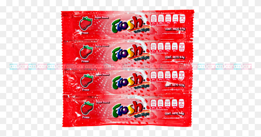 801x393 Klass Frosh Varita Magica Fresa 2424 Klass Plastic, Gum, Candy, Food HD PNG Download