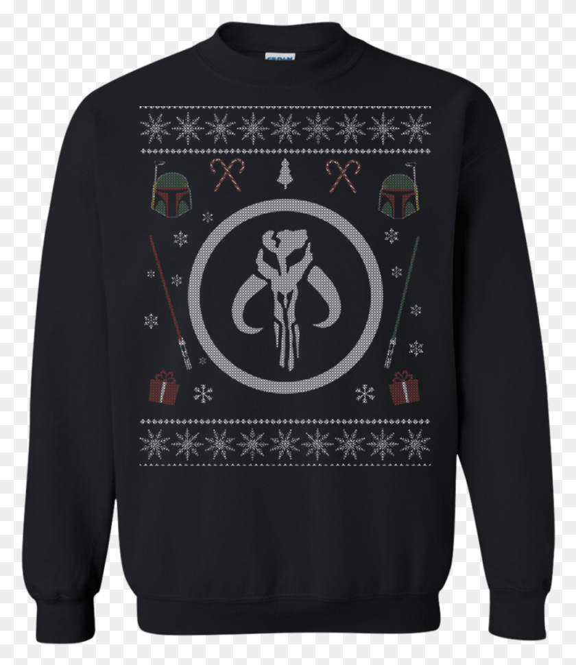 979x1143 Klaus Mikaelson Shirts Mandalorian Skull, Clothing, Apparel, Sweatshirt HD PNG Download