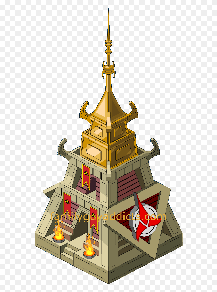574x1067 Klingon Temple Illustration, Architecture, Building, Shrine HD PNG Download