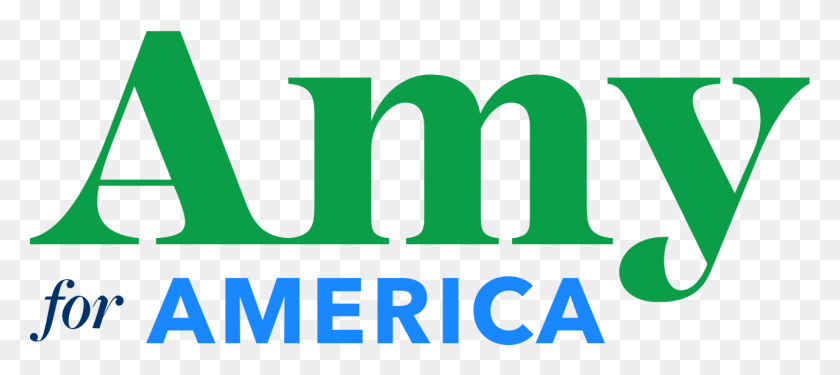 1280x518 Klobuchar Is Among The Most Centrist Democrats Running Amy Klobuchar For President Logo, Word, Text, Label HD PNG Download