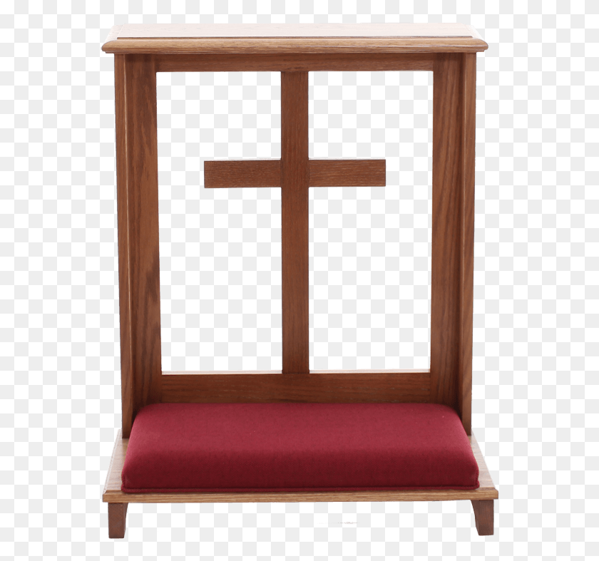 560x727 Kneeler Prie Dieu Prayer Bench Pew Modern Prayer Kneeler, Cross, Symbol, Furniture HD PNG Download