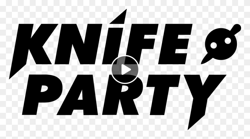 1200x628 Descargar Png Knife Party Live Ultra Music Festival Knife Party Logotipo Blanco, Símbolo, Marca Registrada, Texto Hd Png