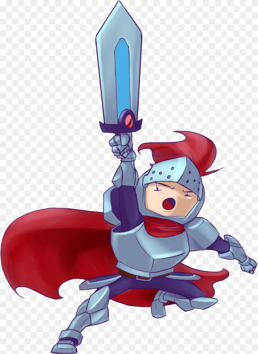 976x1337 Knight Artwork Rogue Legacy Hero, Book, Comics, Publication, Weapon Sticker PNG