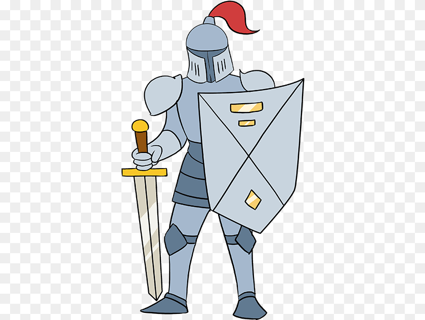 363x632 Knight Simple Knight Armor Drawing Easy, Person Clipart PNG