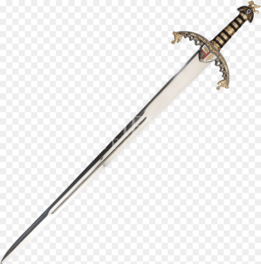 847x855 Knight Sword Pic Medieval Knights Sword, Weapon, Blade, Dagger, Knife PNG