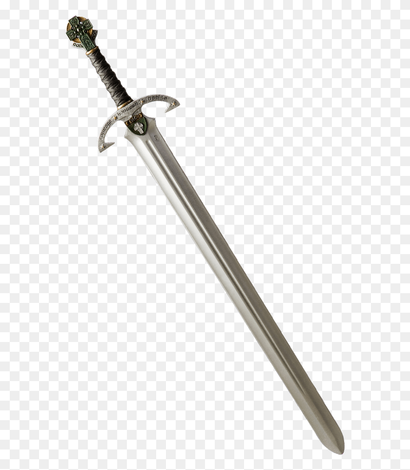 575x902 Knightly Sword Weapon Transparent Background Sword Clipart, Blade, Weaponry, Knife HD PNG Download