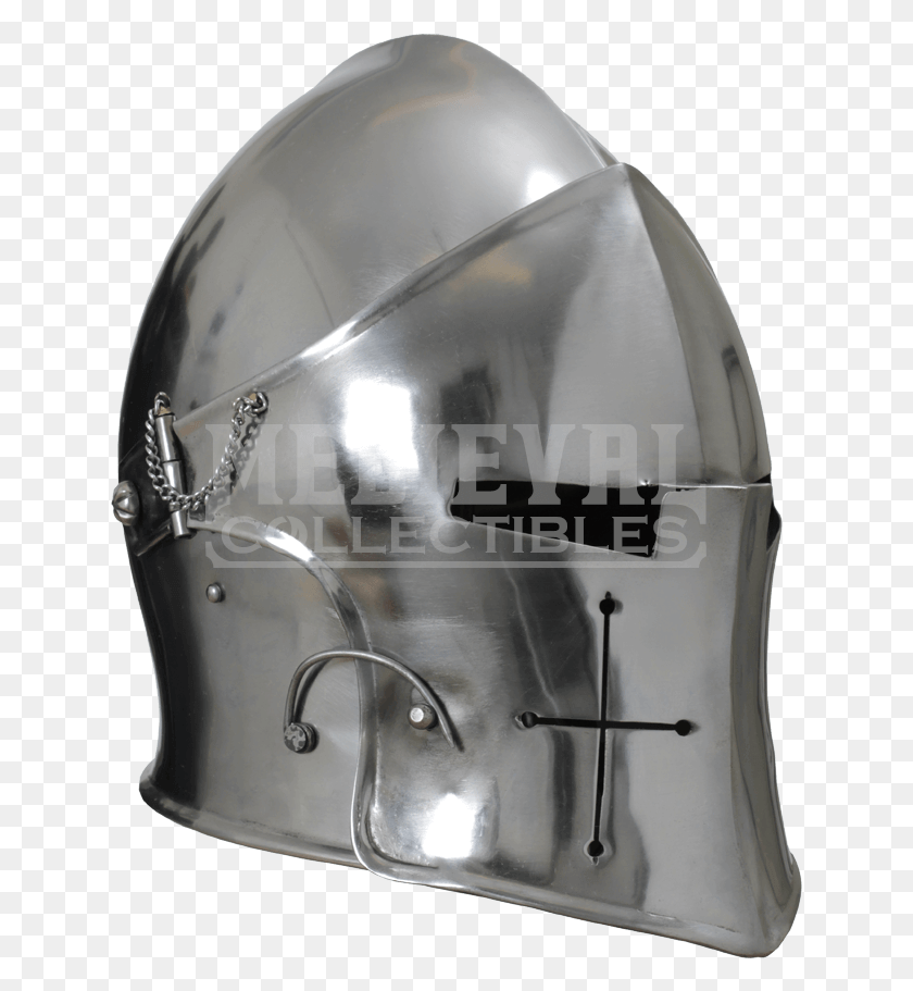 637x851 Knights Helmets Medieval Helmets Knights Helmets And Barbuta Helmet, Clothing, Apparel, Light HD PNG Download