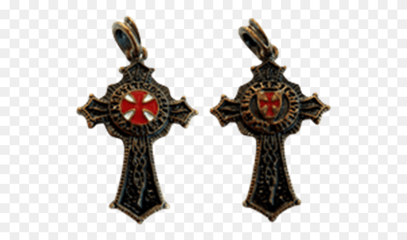 531x436 Descargar Png Caballeros Templarios Cruz Colgante Antiguo Latón Acabado Caballeros Templarios Colgante, Accesorios, Accesorio, Símbolo Hd Png