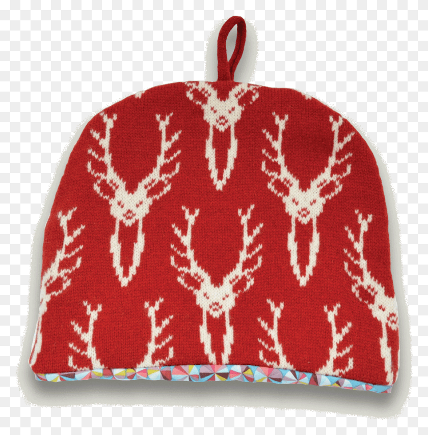 880x898 Knitted Stag Head Tea Cosy Woolen, Rug, Bag, Accessories HD PNG Download