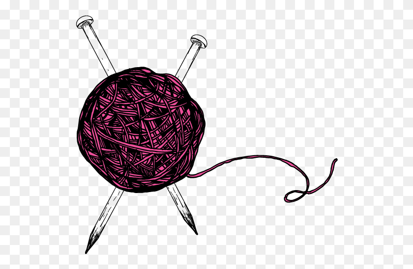 534x489 Knitting Needles And Yarn Illustration, Sphere, Metropolis HD PNG Download