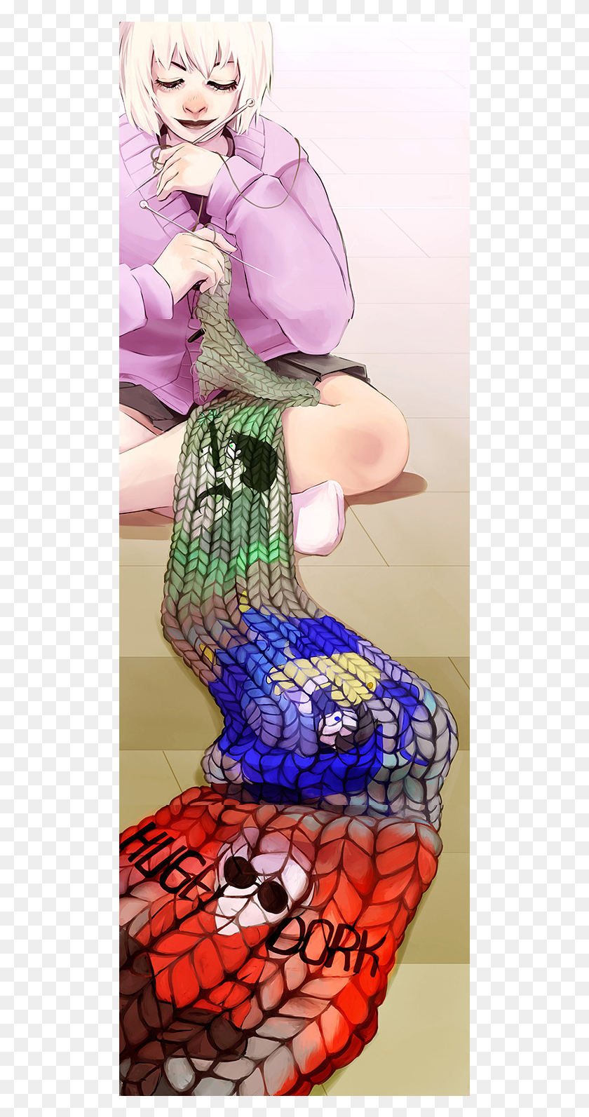 501x1533 Knitting Serpent, Clothing, Apparel, Footwear HD PNG Download