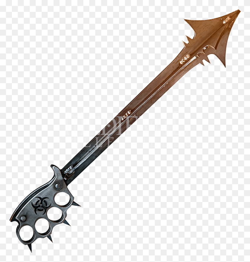 807x851 Knives And Swords Knives And Tools Zombie Apocalypse Mace Weapon Zombie, Axe, Tool, Weaponry HD PNG Download