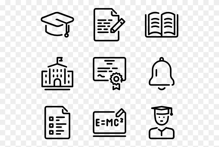 529x505 Knowledges School Icon Vector, Gray, World Of Warcraft HD PNG Download
