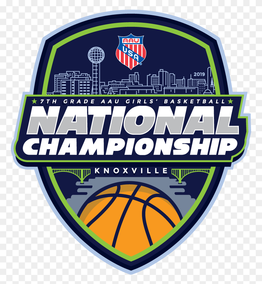773x849 Knoxville Welcomes Aau Girls Basketball 7th Grade National Emblem, Logo, Symbol, Trademark HD PNG Download