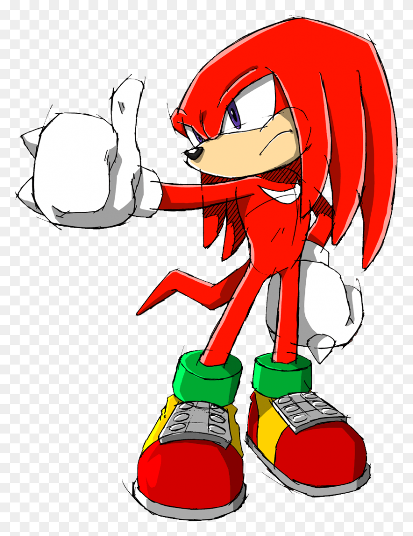 834x1100 Knuckles The Echidna, Hand, Helmet, Clothing HD PNG Download