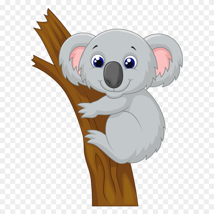 597x778 Koala Clipart Discussion Australian Animals Cartoon, Mammal, Animal, Wildlife HD PNG Download