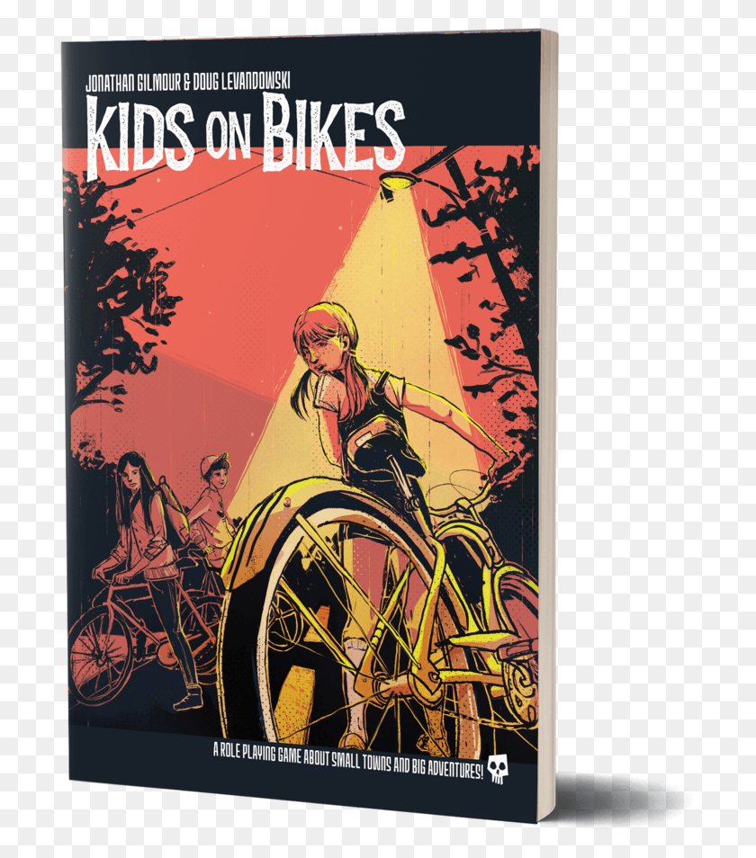 707x894 Kob Standard Paperbackmock 1R Kids On Bikes Rpg, Плакат, Реклама, Человек Hd Png Скачать