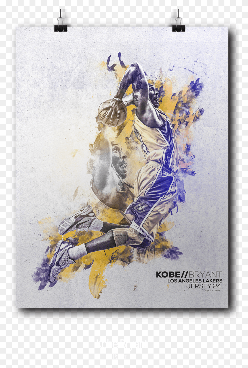 889x1356 Kobe Bryant, Person, Poster, Advertisement HD PNG Download
