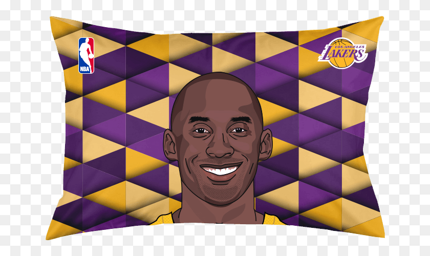 664x440 Kobe Bryant Inspire Pillow Case Cushion, Head, Face, Person HD PNG Download