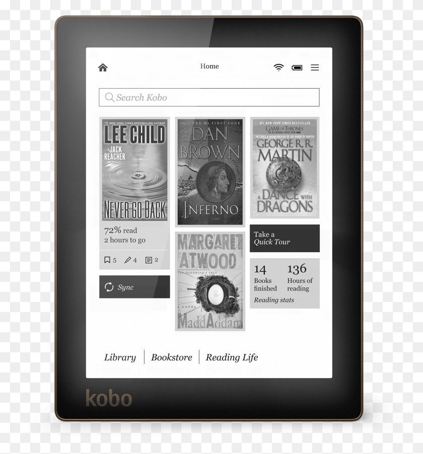 1670x1804 Kobo Aura Shows Us Why Tablet Owners Also Need An E Reader Ereader Kobo Glo, Computer, Electronics, Tablet Computer HD PNG Download