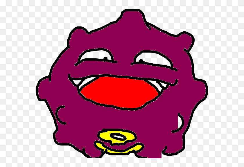593x515 Koffing, Mouth, Lip, Pillow HD PNG Download