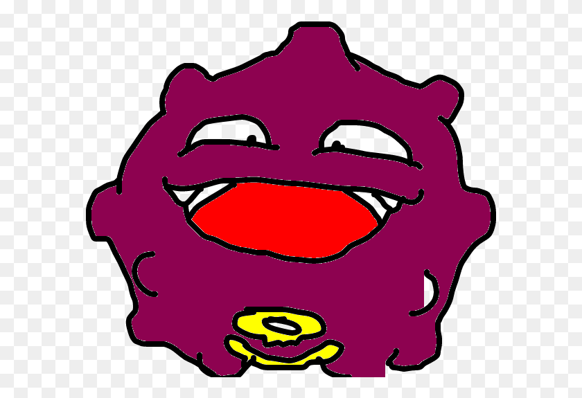 593x515 Koffing, Boca, Labio, Almohada Hd Png