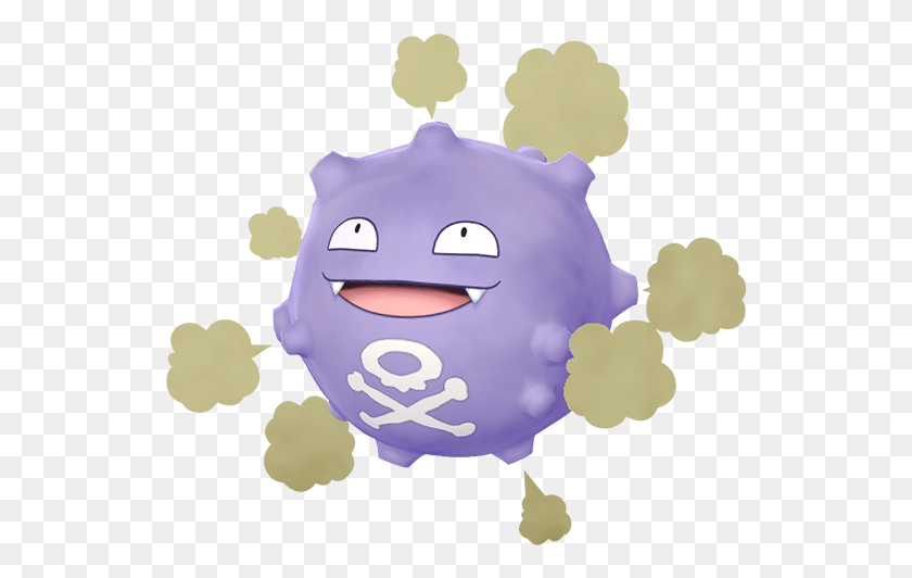 535x472 Koffing Koffing Lets Go, Piggy Bank, Snowman, Winter HD PNG Download