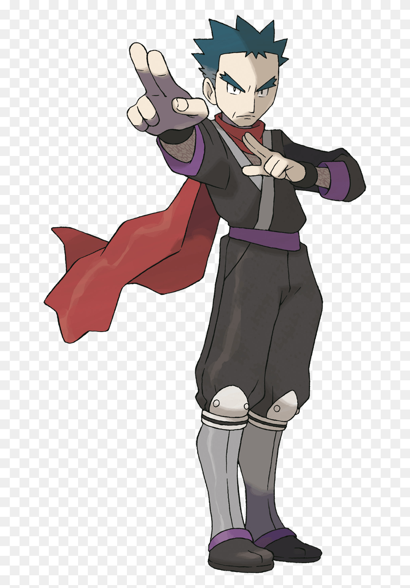 662x1146 Koga Is The 5th Gym Leader In The Original Pokemon Pokemon Heartgold Elite Four, Ninja, Person, Human HD PNG Download