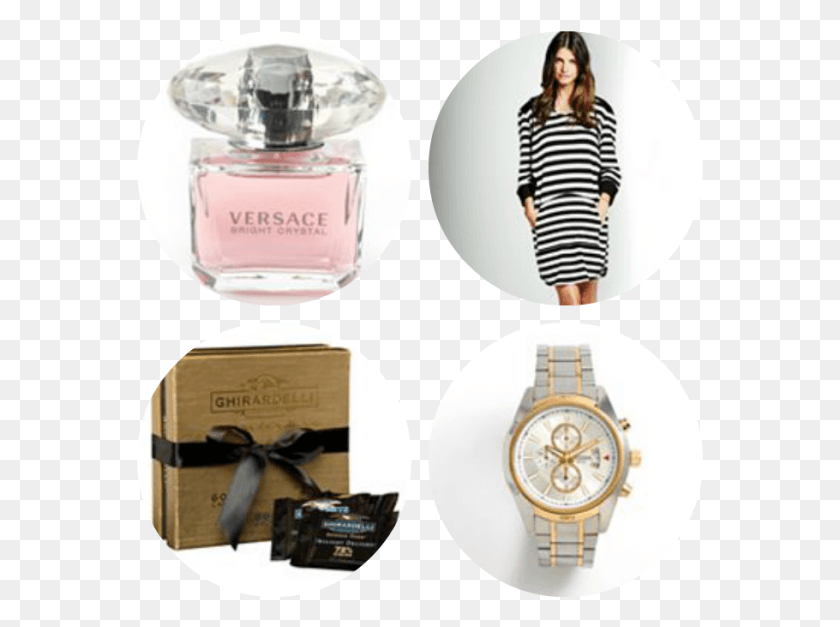 567x567 Kohls Women Collage Perfume, Person, Human, Wristwatch HD PNG Download