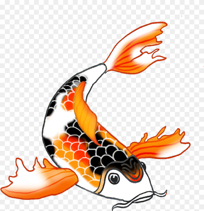 Koi Fish Clipart, Animal, Carp, Sea Life, Shark PNG