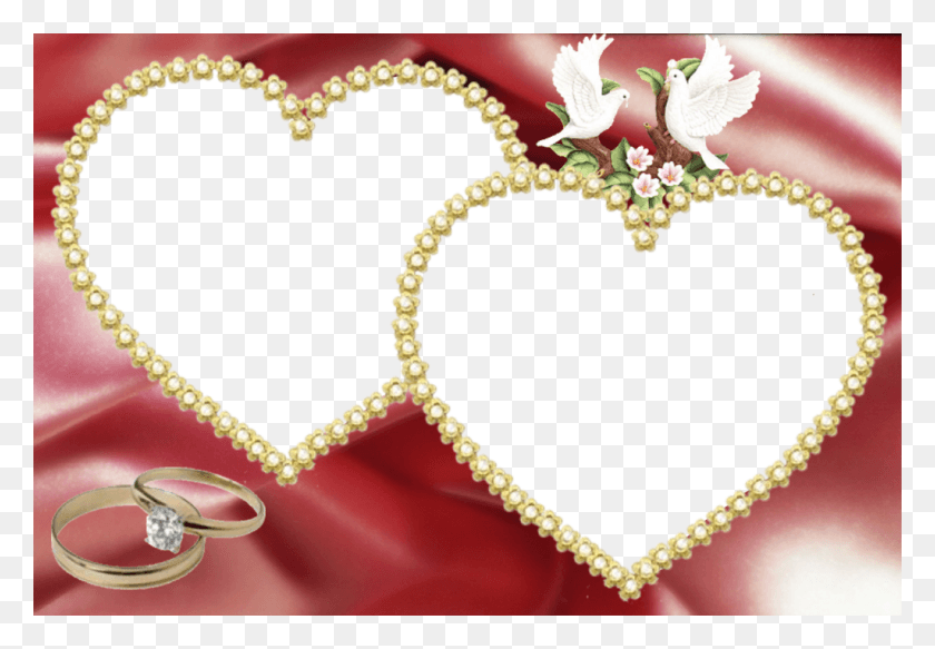 1024x687 Koleksi Bingkai Foto Google Search Любовь Свадьба Голуби Свадебная Пара Фоторамки, Ожерелье, Ювелирные Изделия, Аксессуары Hd Png Скачать