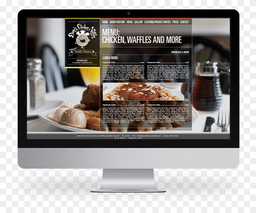 894x734 Kompleks Web Design Dame39s Chicken And Waffles Mont Blanc, Menu, Text, Poster HD PNG Download