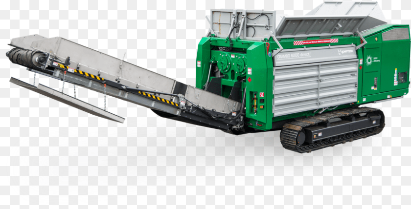 865x441 Komptech Crambo Dual Shaft Waste Shredder Scale Model, Machine, Bulldozer PNG