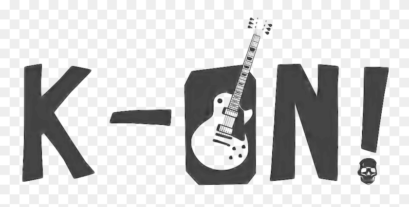 780x366 Descargar Png Kon Logo K On Logo, Guitarra, Actividades De Ocio, Instrumento Musical Hd Png