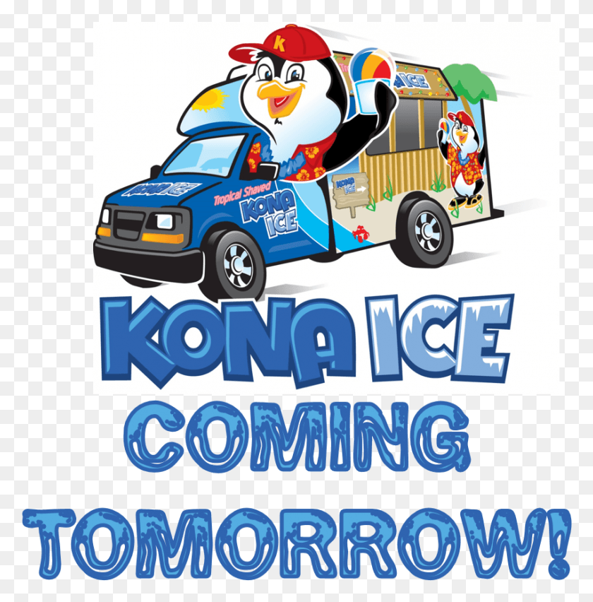 849x863 Descargar Kona Ice Kona Ice Is Coming, Flyer, Poster, Papel Hd Png