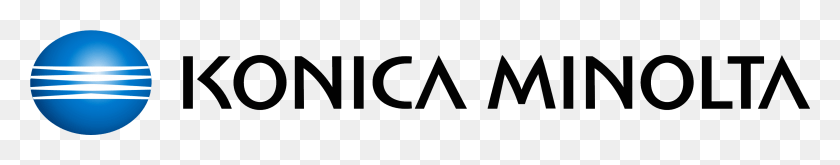 3174x429 Konica Minolta Logo Konica Minolta Logo Transparent, Symbol, Trademark, Text HD PNG Download