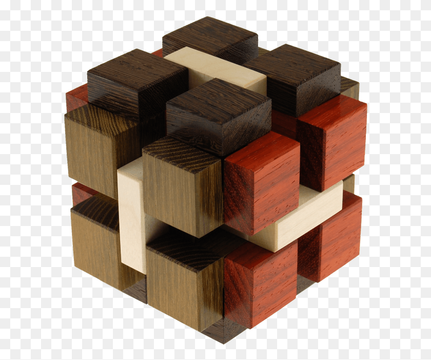 592x641 Konstrukt - Это Куб Заусенцев Из 15 Частей, Разработанный Yavuz Lumber, Дерево, Столешница, Мебель Hd Png Скачать
