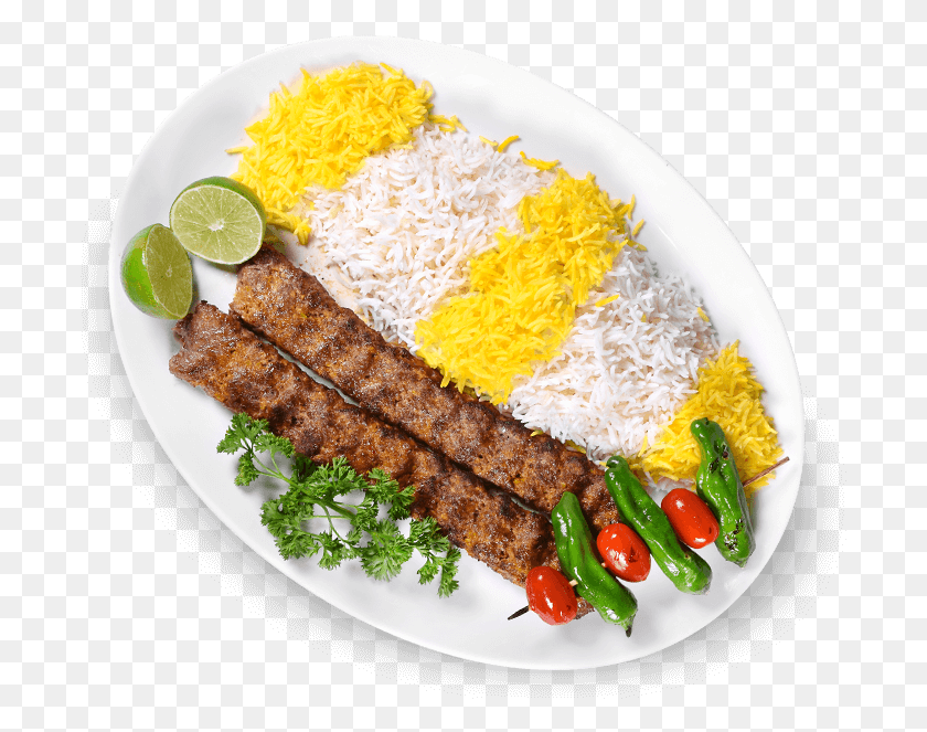695x603 Descargar Png Koobideh Kebab Shashlik, Plato, Comida, Comida Hd Png