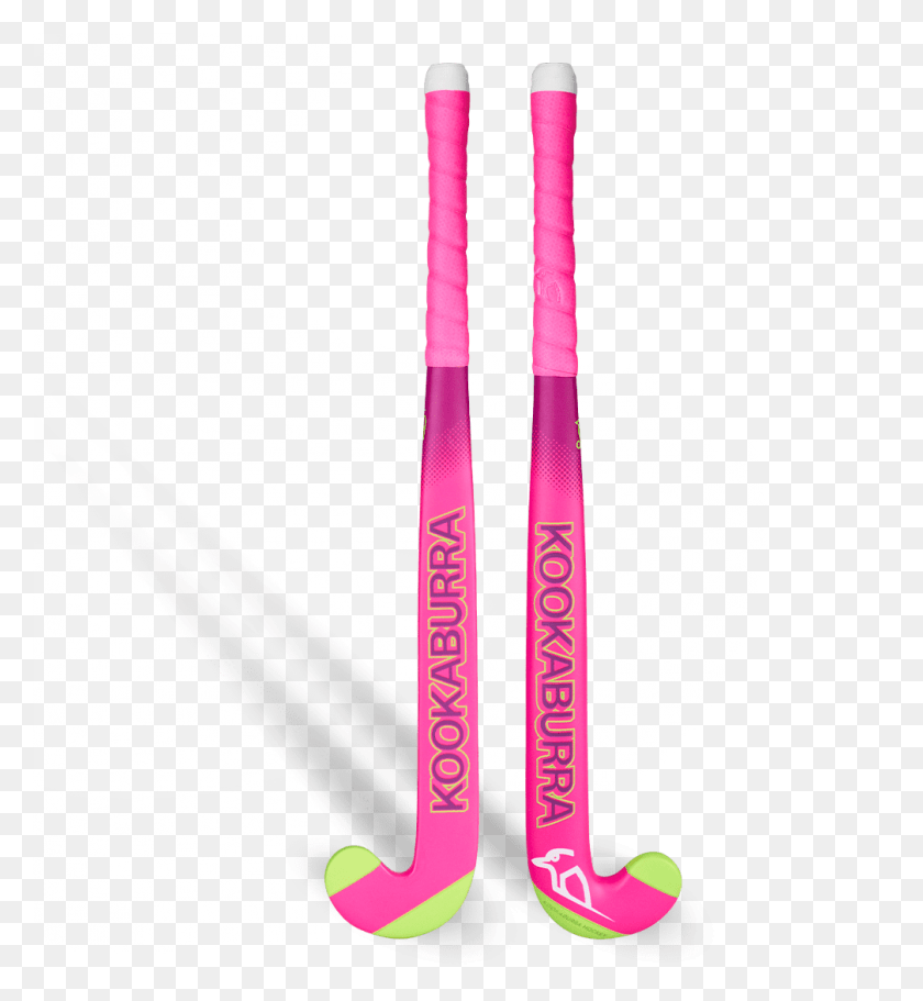 1008x1101 Kookaburra Neon Hockey Stick Pink Ski, Кисть, Инструмент, Этикетка Hd Png Скачать