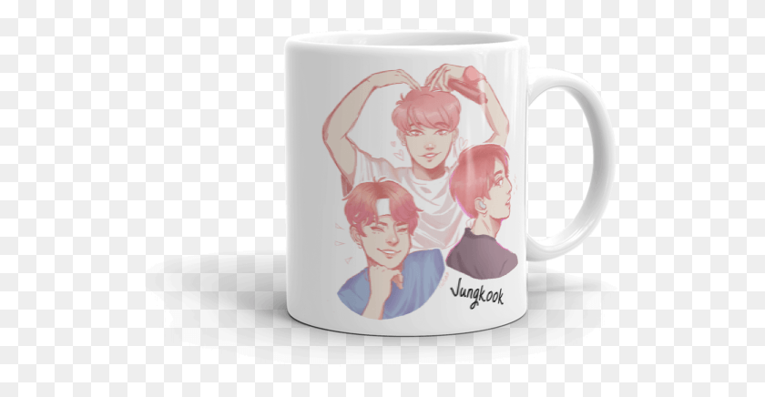 523x376 Kookie Jeon Jungkook Bts Bangtan Boys K Pop Coffee Coffee Cup, Чашка, Человек, Человек Hd Png Скачать