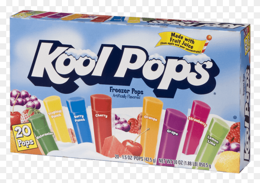 982x670 Kool Pops 20ct1 Kool Pops, Cosmetics, Bottle, Toothpaste HD PNG Download